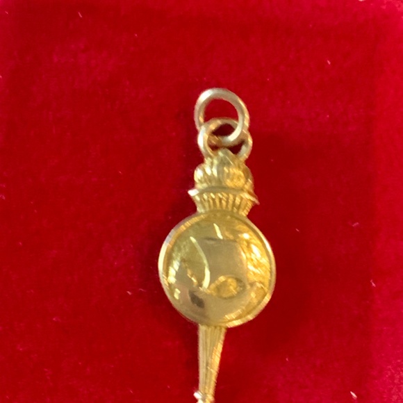 Portugal Olympic 14KT Charm 1932 by Myers - Picture 2 of 5